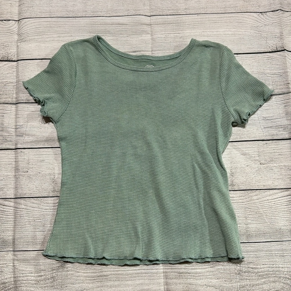 Wonder Nation Teal Short Sleeve Shirt size Small
